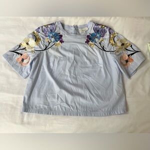 Phillip Lim embroidered floral shirt